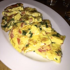 Gluten-free frittata from Gemma at the Bowery Hotel
